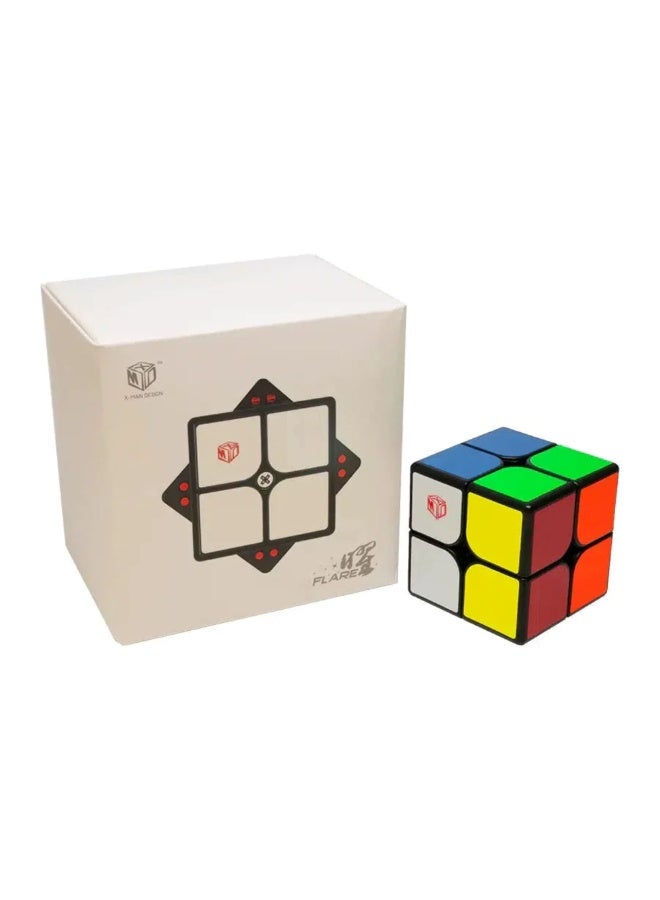 Qiyi X‑Man Flare 2x2 XMD Magnetic Speedcube Stickered – Adjustable Magnets, Smooth Turning 51mm Performance Cube, Lightweight 65g Puzzle Toy for Beginners & Speedcubers - Image 5